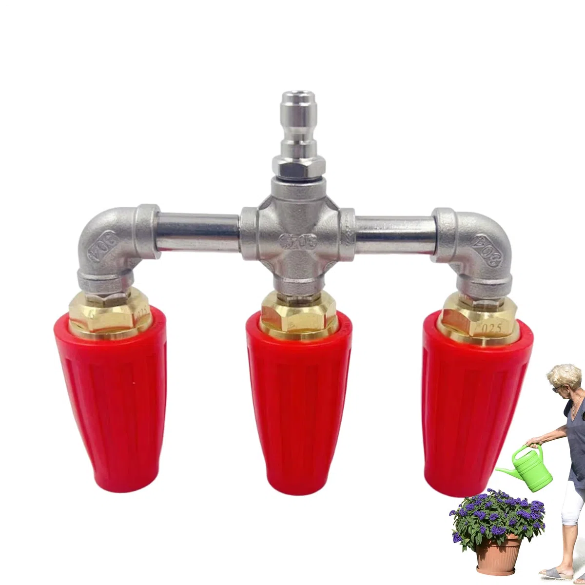 Boquilla Turbo para Hidrolimpiadora Repuesto para Boquilla Turbina 275 | Triple Accesorios Para Paredes, Vidrio, Ladrillo, Concreto, Calzadas Y Jardines