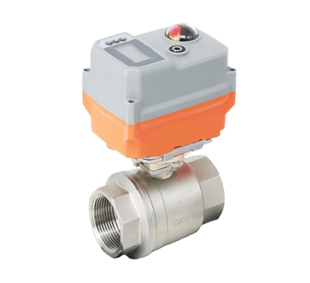Válvula eléctrica 4-20ma 1" FNPT válvula integral proporcional de control eléctrico motorizada for aplicación de agua ProteccióN Contra El óXido, Larga Vida úTil