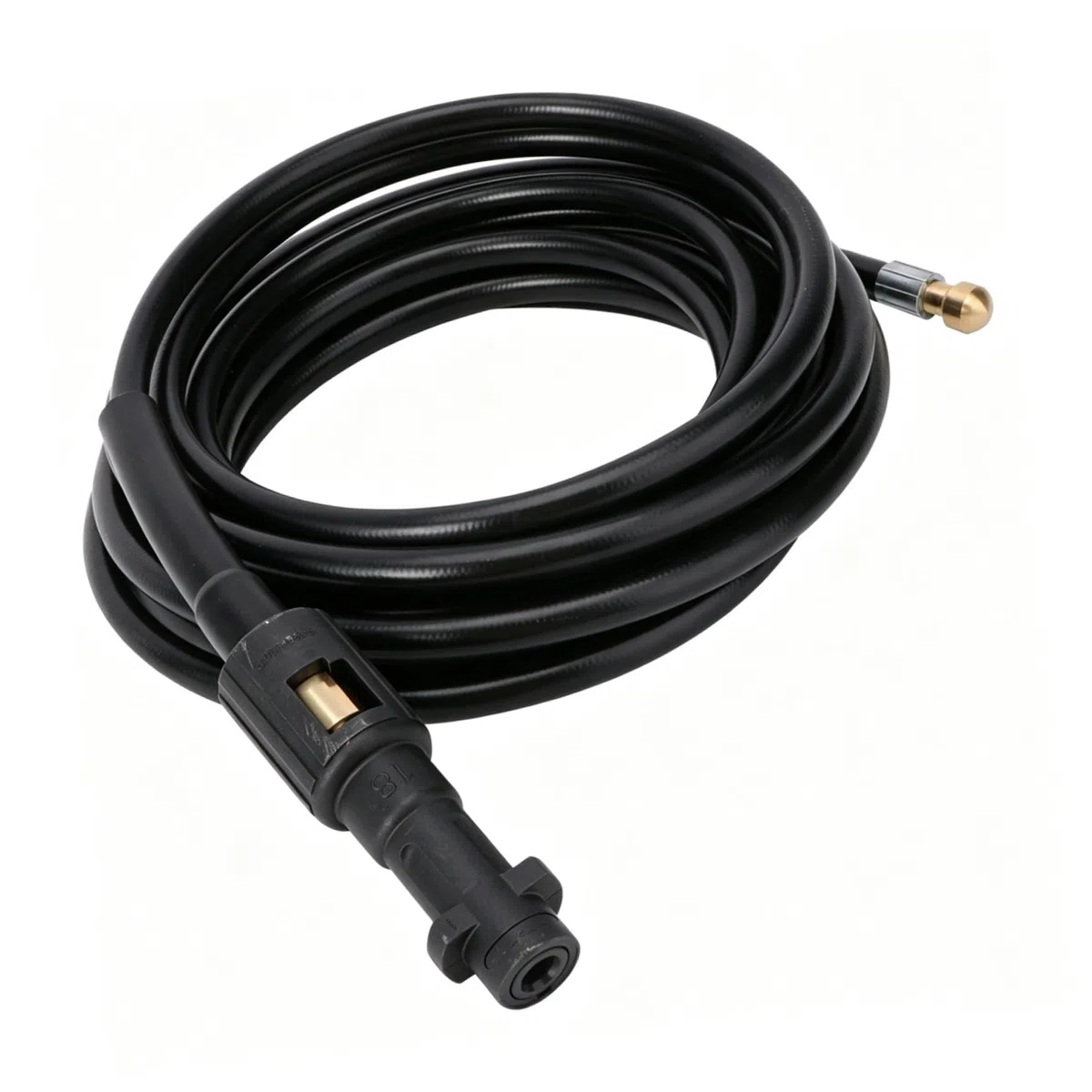 Manguera para Hidrolavadora de Alta Presión 6m para Limpieza de Tuberías y Desagües Compatible con Serie de Equipos, Flexible y Duradera para Uso Exterior