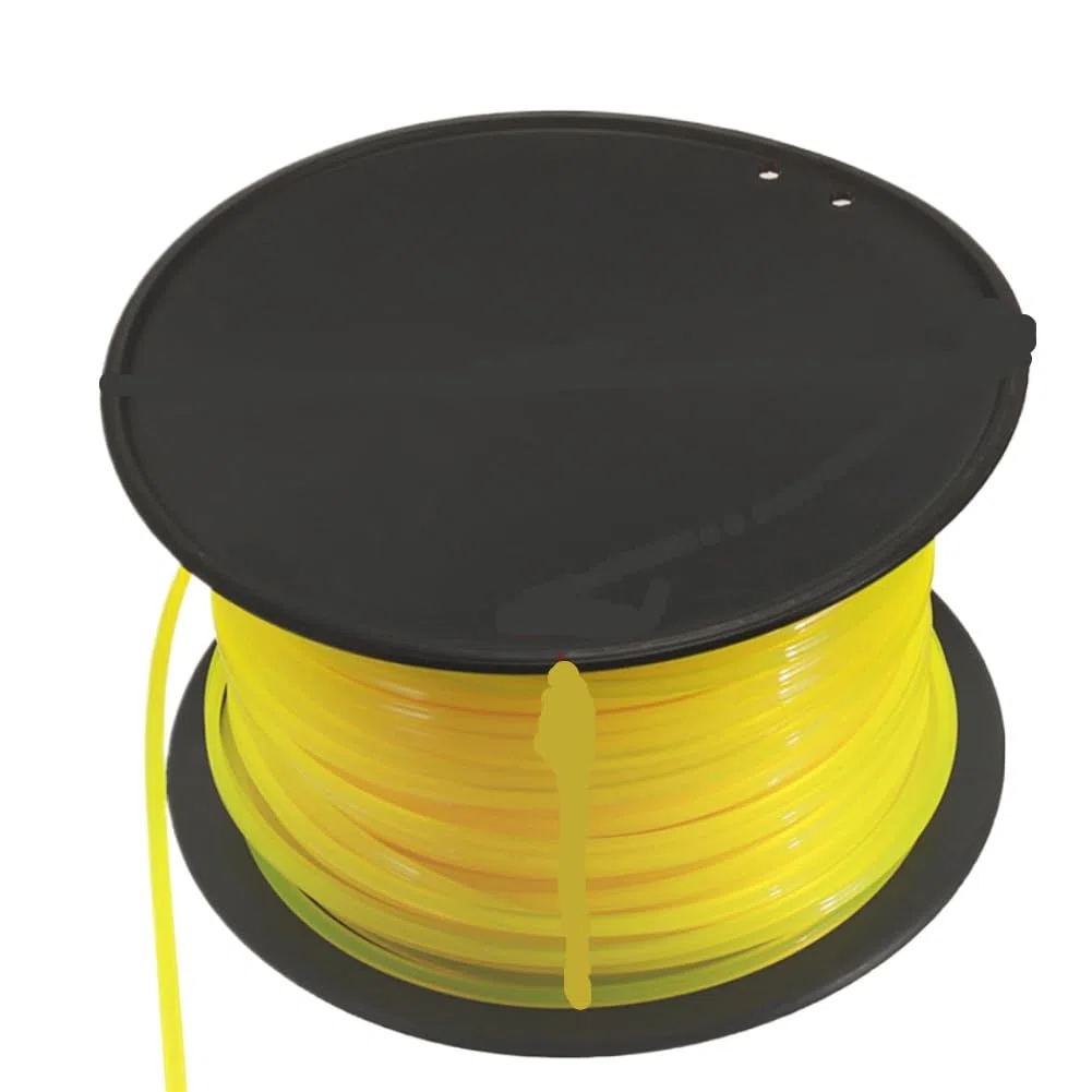 Cable de Alambre Cuadrado de 3mm, Cuerda de Nailon de 100M para cortacésped, Compatible con Modelos universales de cortacésped