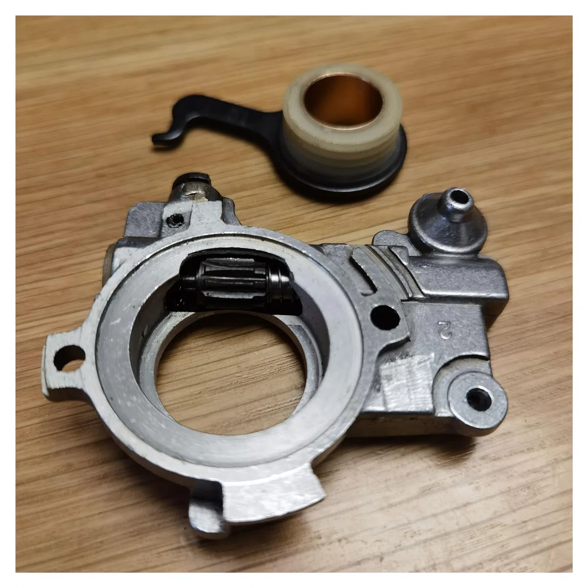 Juego de Engranajes helicoidales de Aceite Compatible con Motosierra 066 MS660 (repuestos)