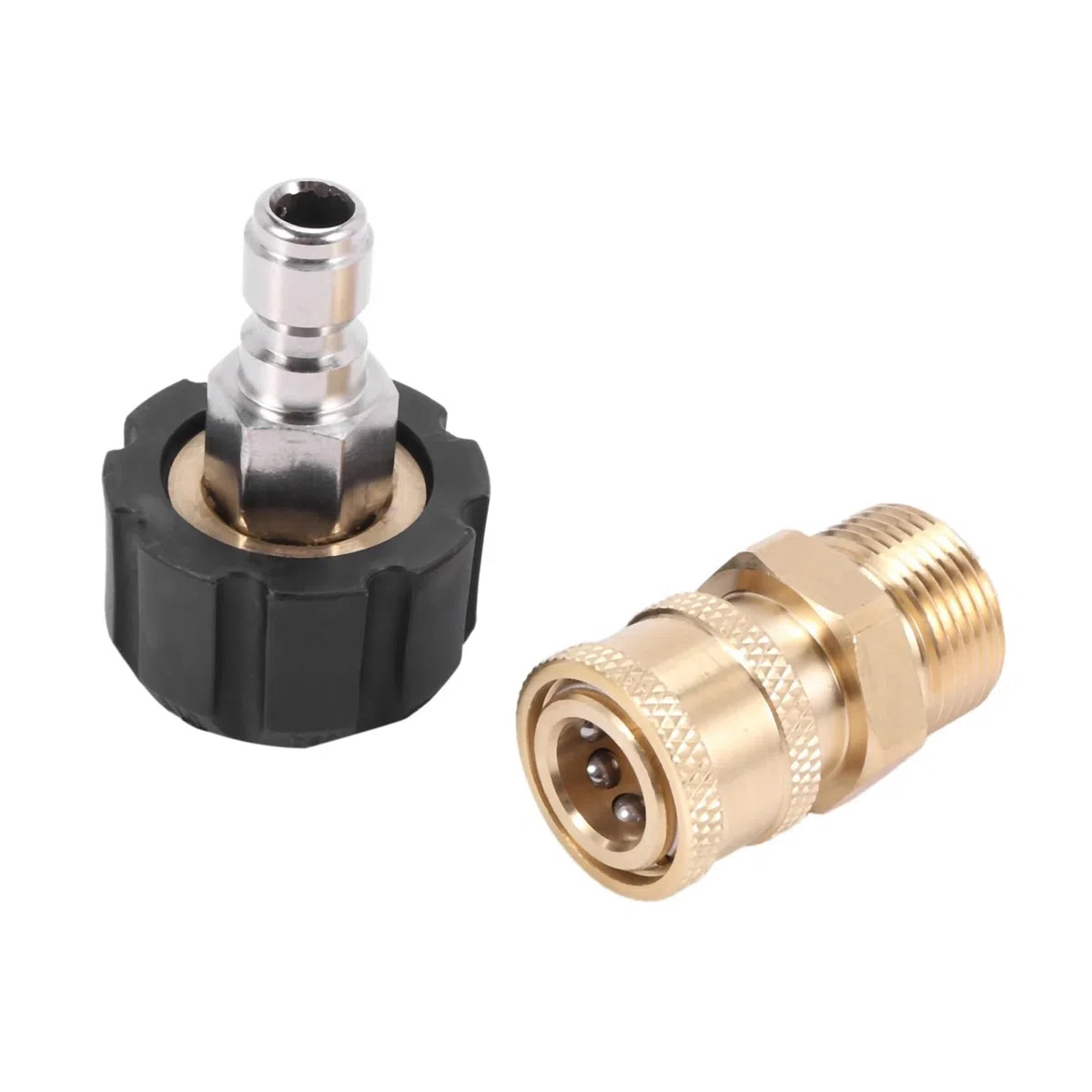 VNE Juego de adaptadores for Lavadora a presión 3X, Kit de conexión rápida M22 a 1/4 Pulgadas, Kit de conexión rápida M22 de 14Mm a 1/4 Pulgadas