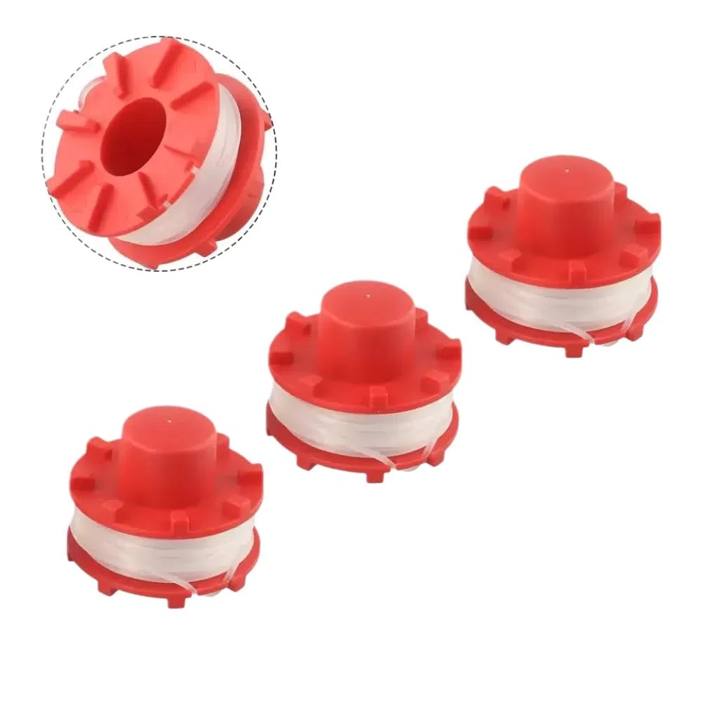 Carrete para cortacésped, Carrete para cortacésped, Accesorios de Hilo Duro para jardín, Cabezal Cortador, cortacésped de Nailon, reemplazo práctico