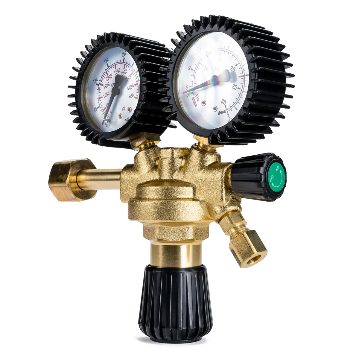 Reductor de presión IPOTOOLS Regulador de presión para equipos de soldadura de argón/CO2 gas inerte a MIG/MAG
