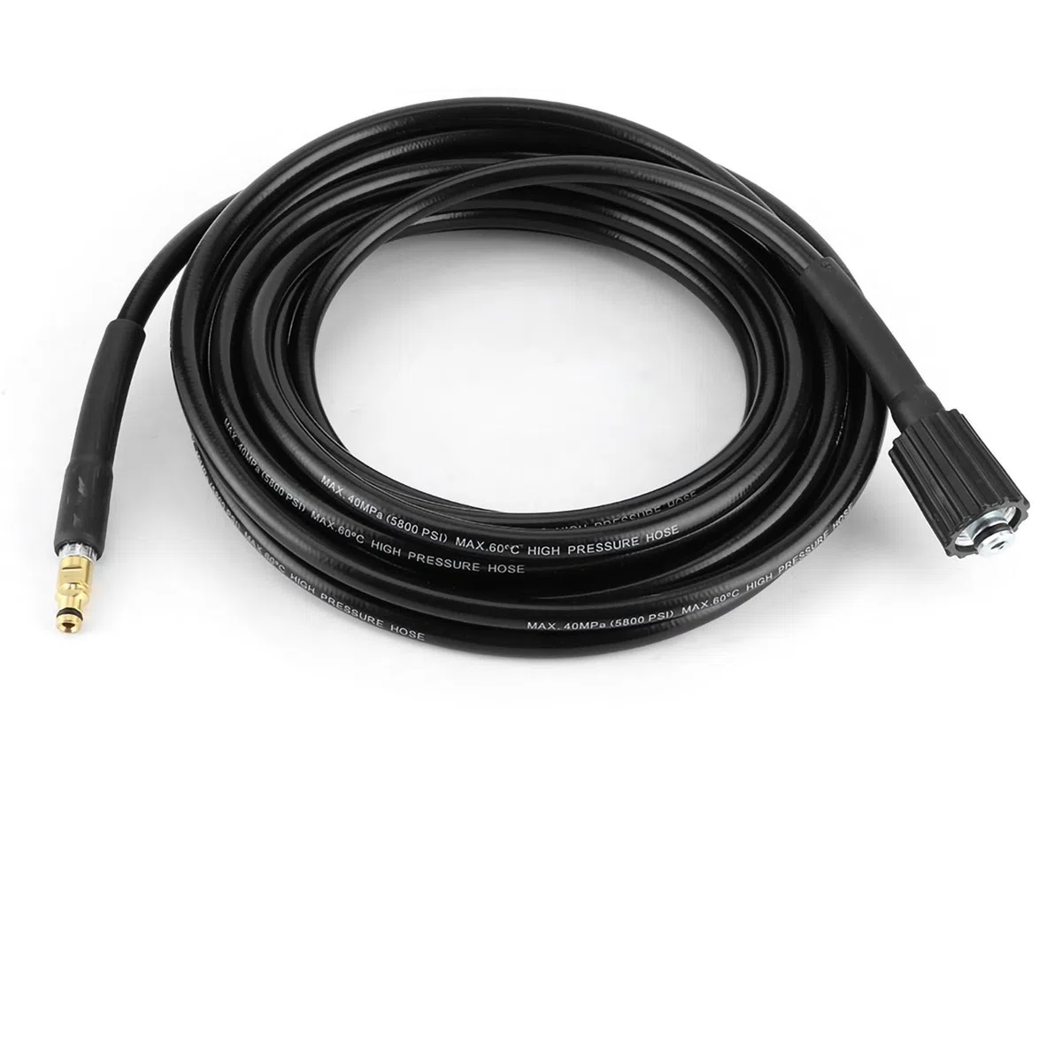 Presión de manguera lavadora 40MPa/5800PSI para limpieza agua, tubo goma apto para Karcher K2 K3 K4 K5 Piezas de automóviles(10m)