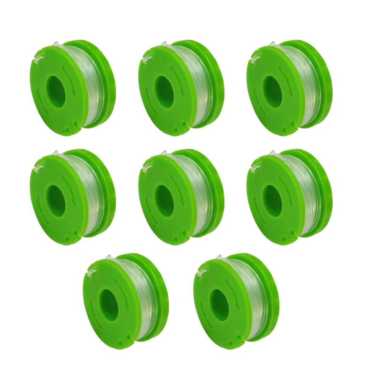 Bobina de repuesto HamaLa, bobina de repuesto para cortabordes de 0,2 cm y 3 m, para modelos CST00012, LST10012, CST12010 Str, hilo para desbrozadora inalámbrica (8 bobinas)