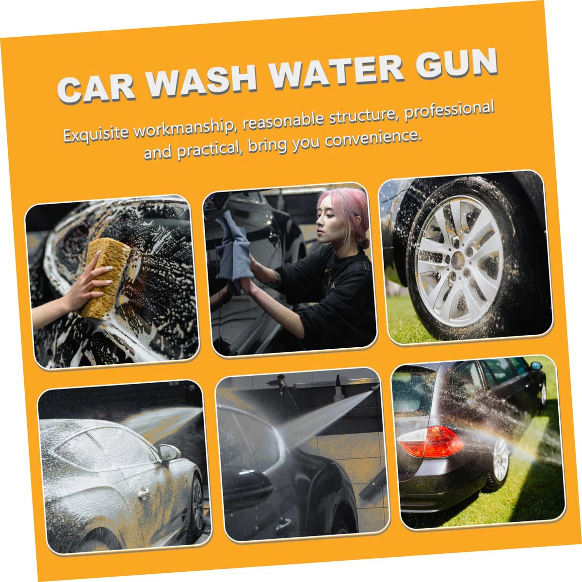 Boquillas para Hidrolimpiadora Accesorios de Limpieza y Riego para Vehículos Pulverizador de Agua Presión para Lavado de Coches y Plantas