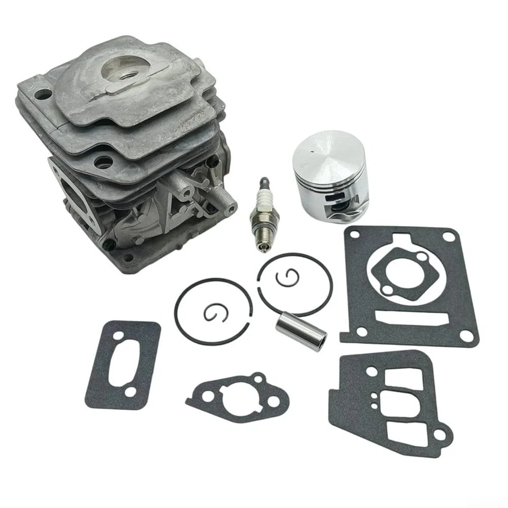 Kit de cilindro y pistón para modelos de desbrozadora FS240 FS240C FS240R FS240RC FS360C FS361C incluyendo juntas para reparación de equipos de paisajismo al aire libre y rendimiento suave