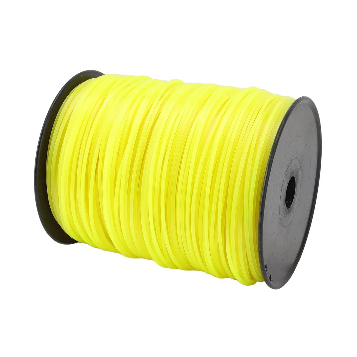 Hilo de desbrozadora de hilo de 3mm, hilo de desbrozadora cuadrada, cable de hilo para cortacésped para, amarillo (300 m/328,08 yardas)