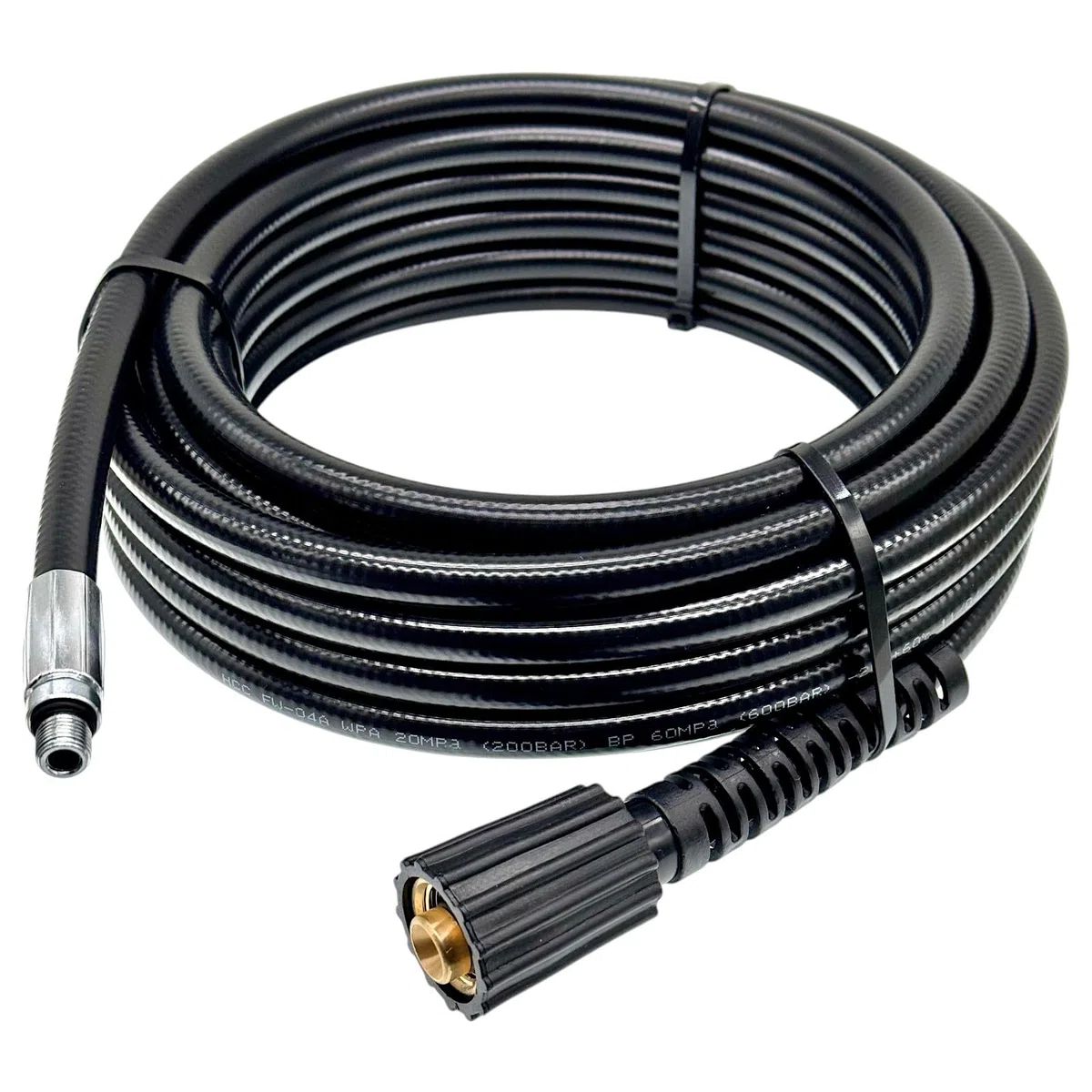 M&M Smartek manguera desatascadora 40 m compatible con Nilfisk/Alto, 1/2 | Manguera flexible para desatascar tuberías y desagües; comprobar conexión, longitud, boquillas y presión antes de usar.