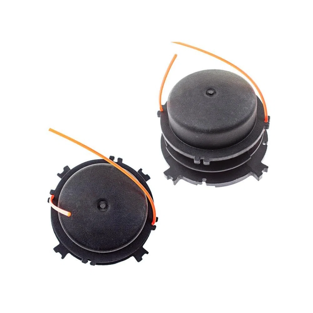 Carrete de inserción de Carrete con Perilla de Impacto con Hilo de Nailon Compatible con Cabezal de Corte 30-2 40-2 40-4